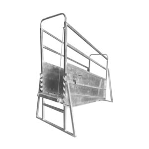 Adjustable Cattle Loading Ramp With Winch