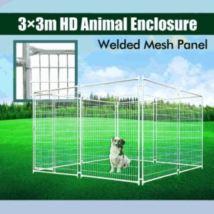 3m x 3m Pet Enclosure Dog Run