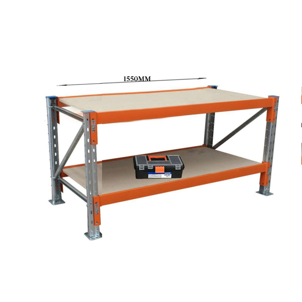 Wb 1550p, 1550 x 840mm 1000kg Used Workbench with Board