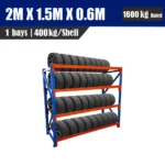 2.4M x 1.5M x 0.6M 1600KG Tyre Rack