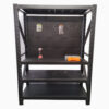 2.7M x 1.25M x 0.6M 800kg with 4 Pegboards Black