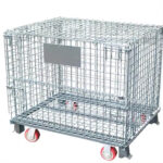 Sc Part1lidw, 1.2m x 1m x 0.89m Stillage Basket With Lid On Wheels | CNA Storage, 1.2m x 1.2m x 0.89m Stillage Basket With Lid On Wheels