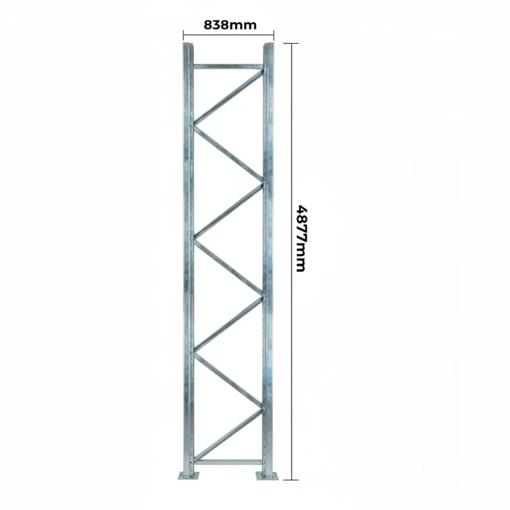 Frame 4877mm High x 838mm Galvanised New – CNA Storage Solution