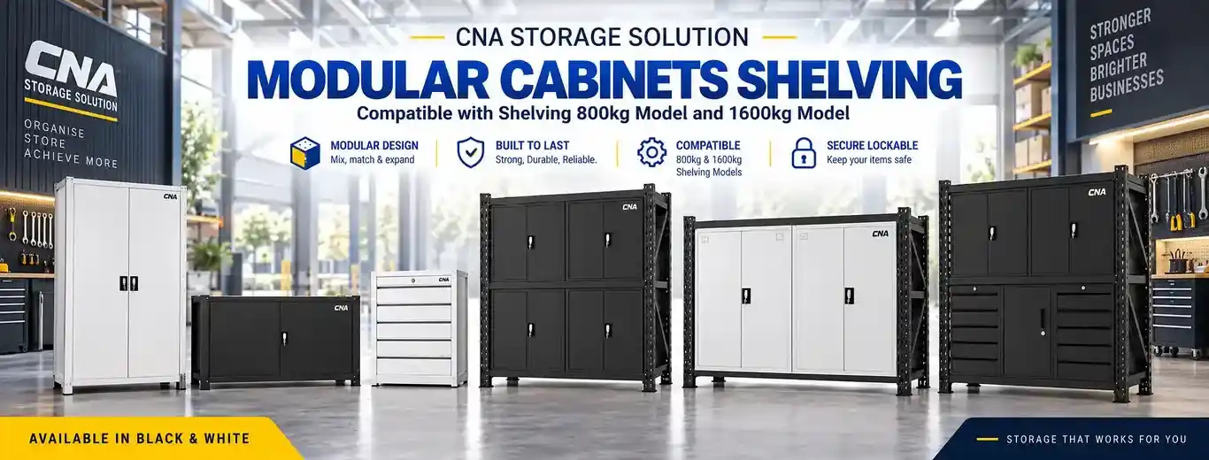 Modular Steel Cabinet Banner