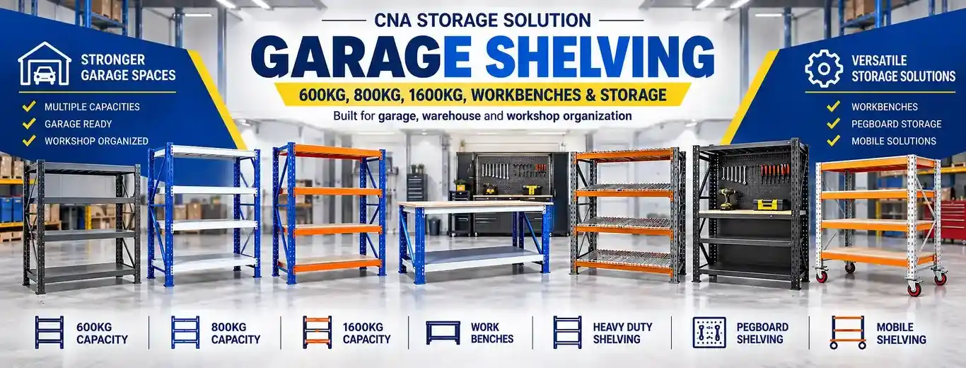 Garage Shelving Banner