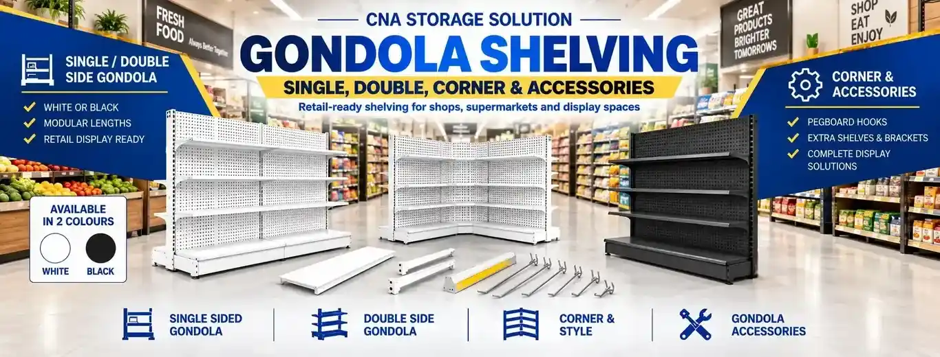 Gondola Shelving Banner