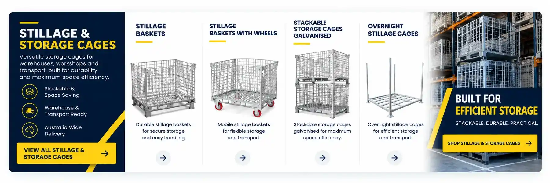CNA Stillage and Storage Cages