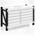 1.5M x 0.6M Heavy Duty Island Workbench 500kg/Level - Image 7