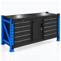 2M x 0.6M Heavy Duty Island Workbench 500kg/Level - Image 5