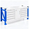 2M x 0.6M Heavy Duty Island Workbench 500kg/Level - Image 7