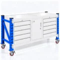 2M x 0.6M Heavy Duty Island Workbench 500kg/Level - Image 12