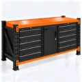2M x 0.6M Heavy Duty Island Workbench 500kg/Level - Image 6