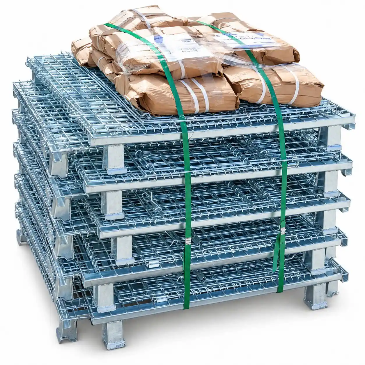 SB_1.2m-x-1m_W10 10PCS 1.2m x 1m x 0.89m Stillage Basket With Wheels - Image 1